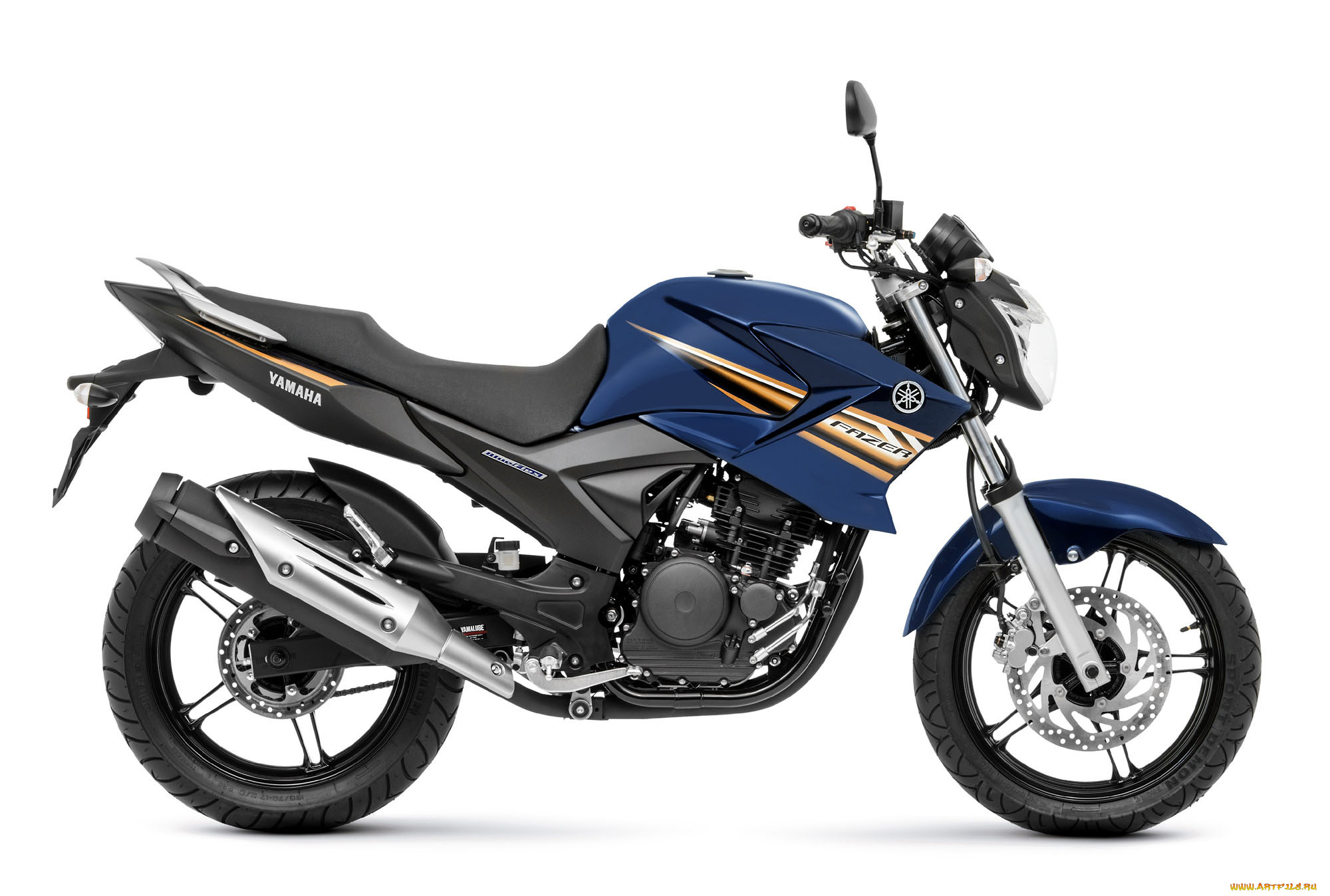 , yamaha, 2014, fazer, 250, blue, flex
